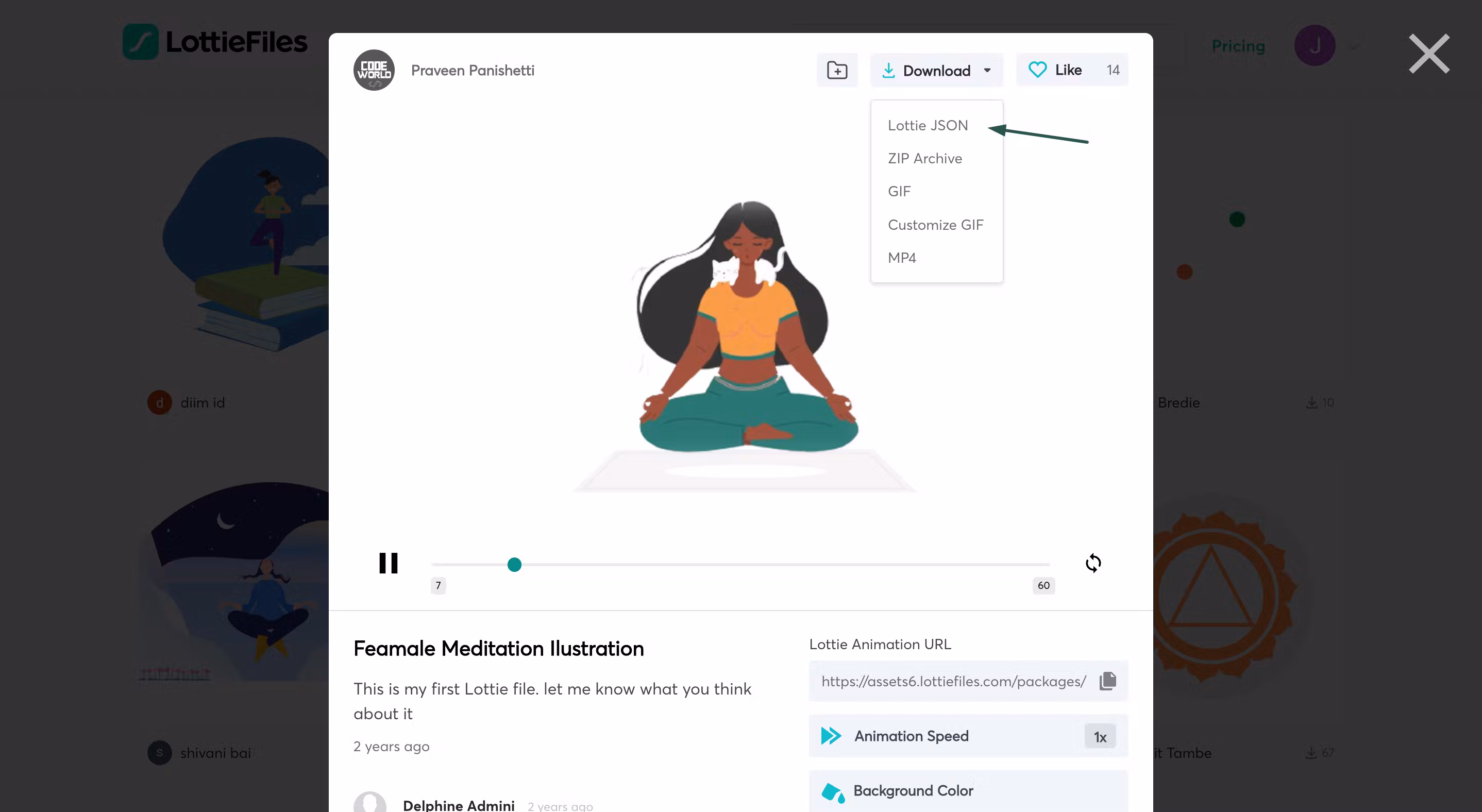 download lottie image